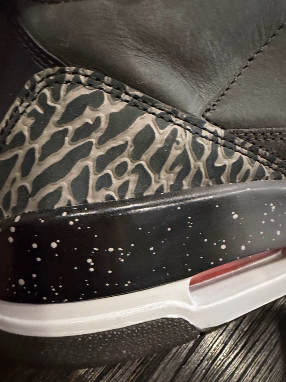 Jordan 3 Retro Fear Pack 2013 men’s size 9.5 - Picture 11 of 13